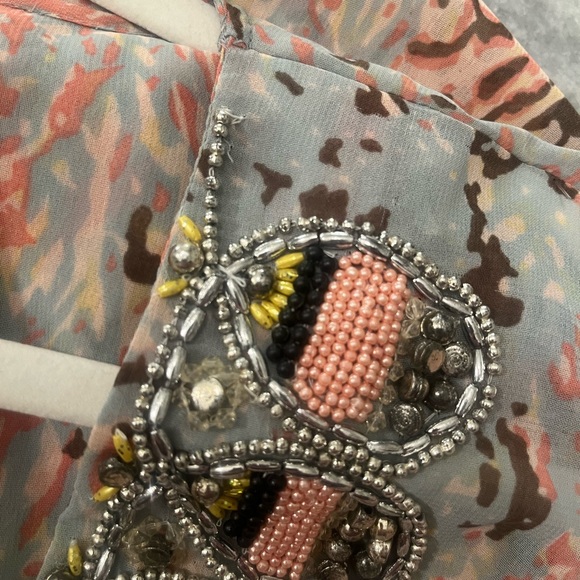 Pretty pool cover up size 🧉large resort wear vacation summer🧉 lucky and coco - Picture 15 of 17